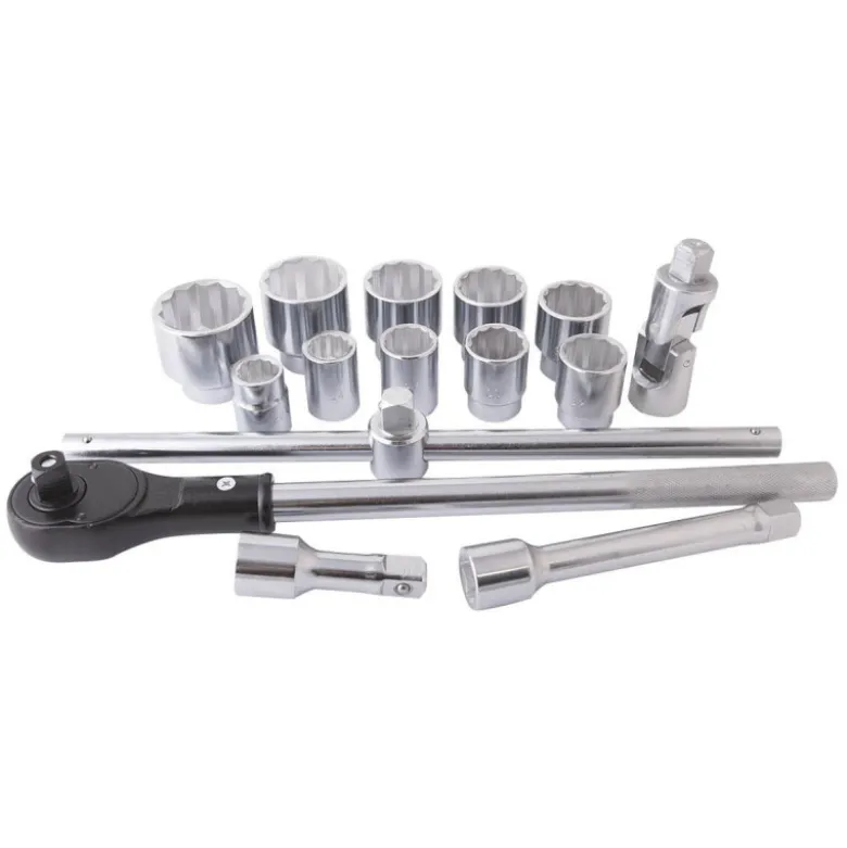 Coffret cliquet+10 douilles 12 pans 3/4" 22-50mm CLAS OM 2355BL