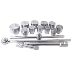 Coffret cliquet+douilles 6 pans 1" 36-80mm (15 pcs) CLAS OM 2354BL