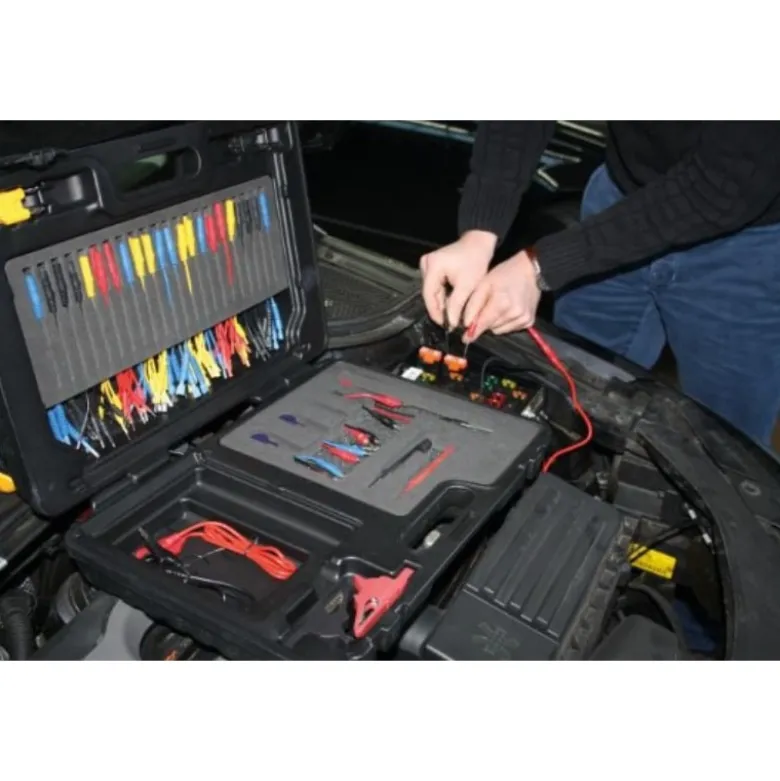 Coffret de câbles de mesure et de test pour diagnostic, 12/24 V, 92 pcs KS TOOLS 150.0950