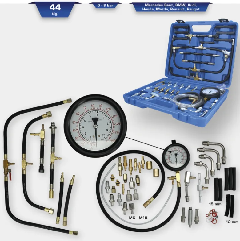 Coffret de contrôle de pression essence 44pcs BRILLIANT TOOLS - BT581400