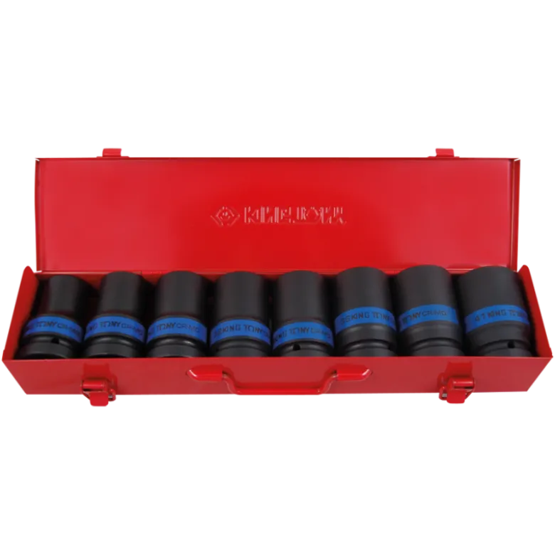 Coffret De Douilles 1" Chocs Fines 8 Pièces - 8835M King Tony - 8408MP10