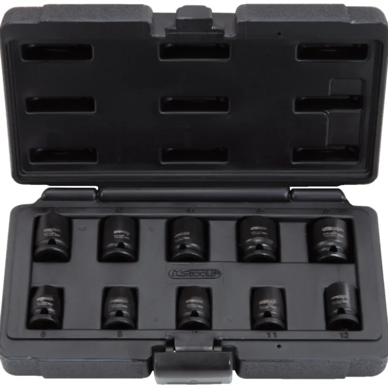 Coffret de douilles 3/8" à chocs 12 pans courtes KS TOOLS 515.0950