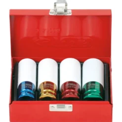 Coffret de 4 douilles à chocs 1/2