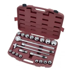 Coffret de douilles, cliquet et accessoires 21 outils 3/4" KRAFTWERK 2056