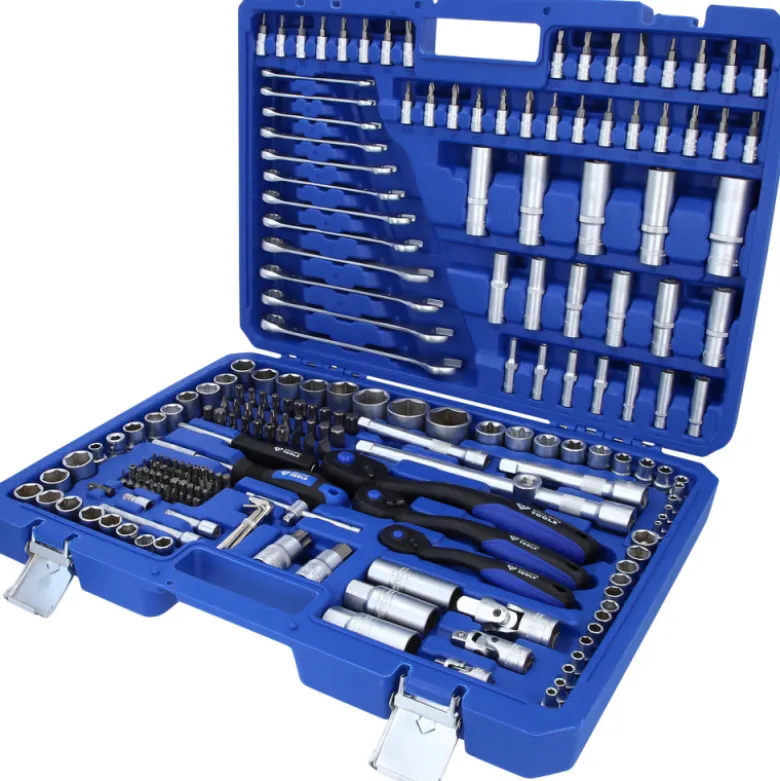 Coffret de douilles cliquets et clés mixtes 206pcs BRILLIANT TOOLS - BT023216