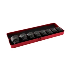Coffret de douilles courtes à chocs 3/4" - 24 à 38 mm - 8 pcs Airoutil - DC3404