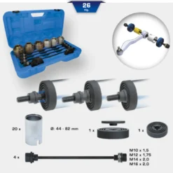 Coffret de douilles d'extraction et de montage avec 4 tiges 26pcs BRILLIANT TOOLS - BT672450