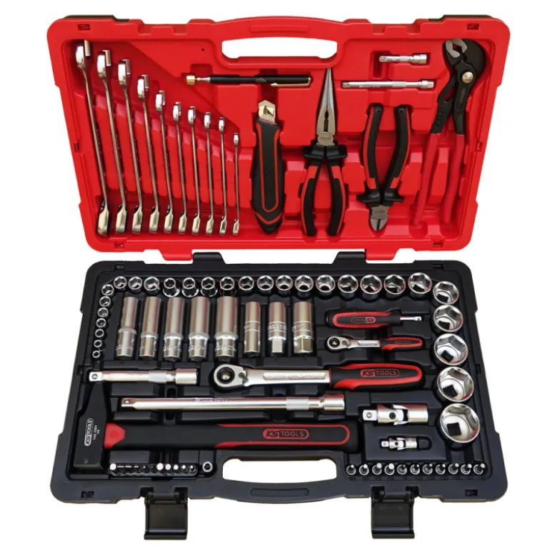Coffret de douilles 1/4" et 1/2" + accessoires ULTIMATE 84pcs KS TOOLS - 922.0684F