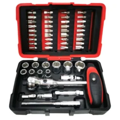 Coffret de douilles et embouts ULTIMATE 1/4'', 52 pièces avec cliquet MODIFIX KS Tools 922.0651