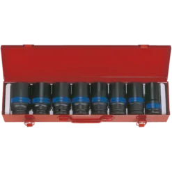 Coffret De 8 Douilles Longues À Choc 3/4" King Tony - 6458MP