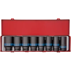 Coffret De 8 Douilles Longues À Choc 3/4" King Tony - 6410MP
