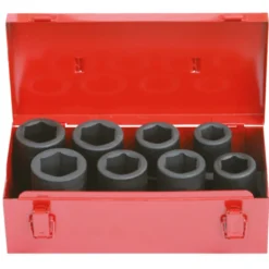 Coffret de 8 douilles Longues à chocs 1’’ KS TOOLS 515.0308