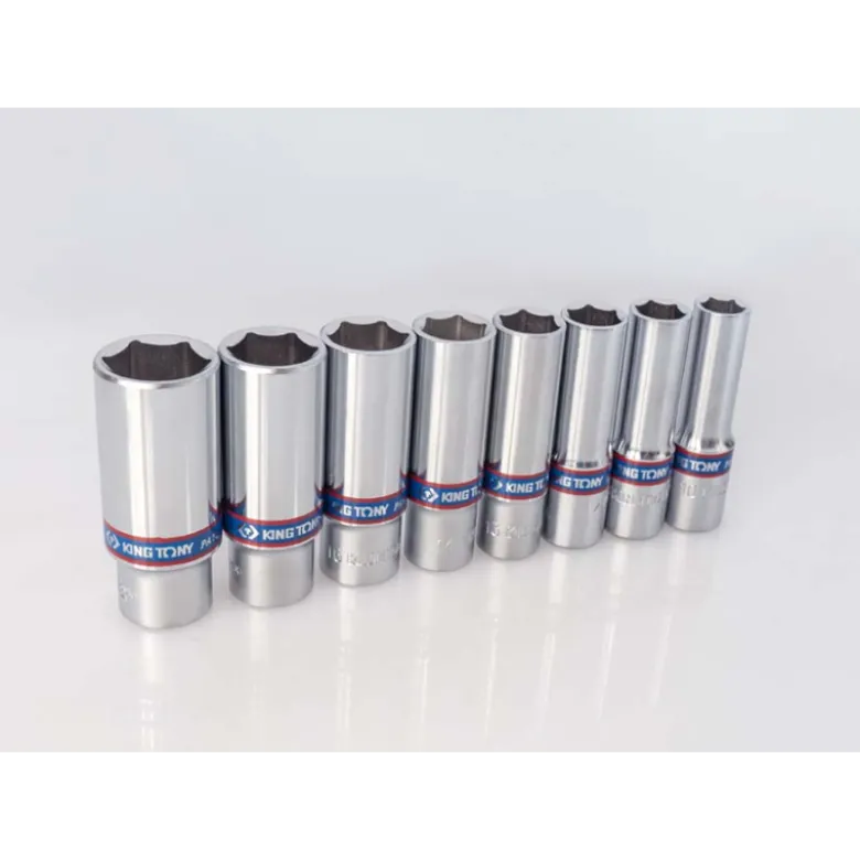 Coffret De Douilles Longues 3/8" 8 Pièces King Tony - 3508MR