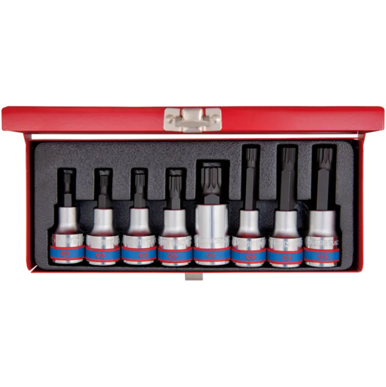 Coffret De Douilles 1/2" M5-6-8-10-16 King Tony - 4128PR