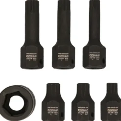 Coffret de douilles mâles à chocs XZN 3/4
