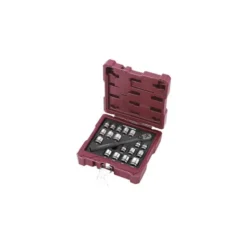 Coffret de douilles métriques et pouces 3/8", 19 pièces - KRAFTWERK 204.801.000