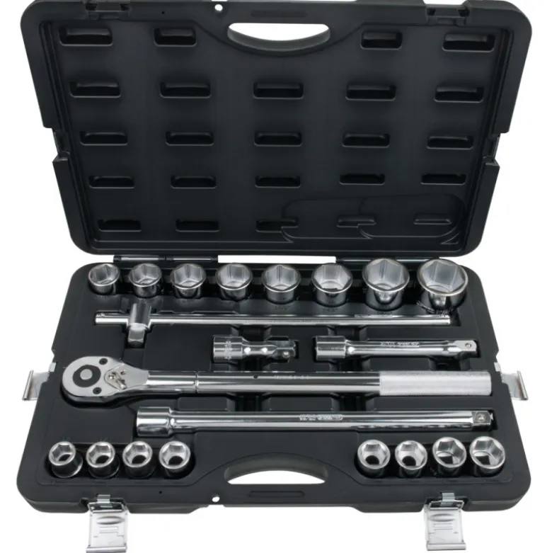 Coffret de douilles 6 pans 3/4’’ CHROMEplus KS TOOLS 911.0721