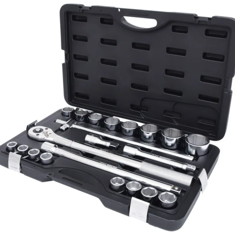Coffret de douilles 6 pans 3/4’’ CHROMEplus KS TOOLS 911.0721