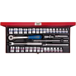 Coffret De Douilles 3/8" 36pcs 12 Pans King Tony - 3036CR02