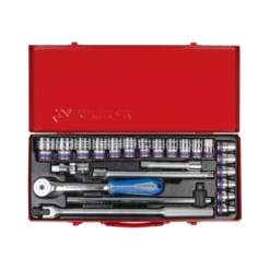 Coffret De Douilles 1/2" 24 Pièces Cliquet 72 Dents King Tony - 4026MR04
