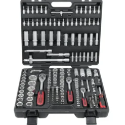 Coffret de douilles 1/4'' + 3/8'' + 1/2'', 179 pièces KS TOOLS 917.0779