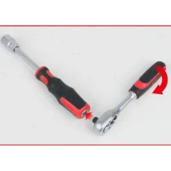 Coffret de douilles 1/4'' + 3/8'' + 1/2'', 179 pièces KS TOOLS 917.0779