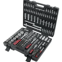 Coffret de douilles 1/4'' + 3/8'' + 1/2'', 179 pièces KS TOOLS 917.0779