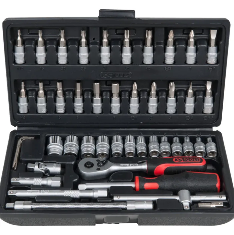 Coffret de douilles 1/4’’ 46 pièces KS TOOLS 911.0646