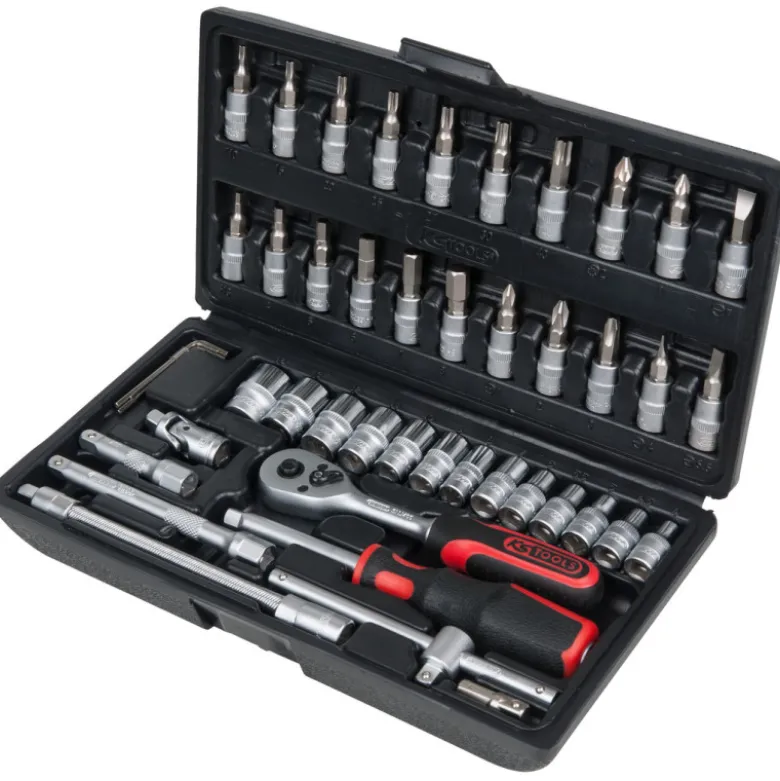 Coffret de douilles 1/4’’ 46 pièces KS TOOLS 911.0646