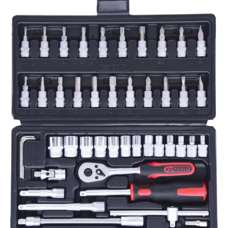 Coffret de douilles 1/4’’ 46 pièces KS TOOLS 911.0646