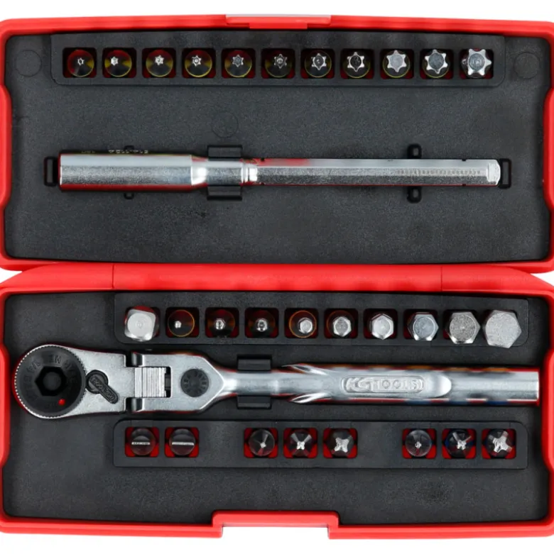 Coffret de 28 embouts de vissage 1/4'' à code couleur TORSIONpower® KS Tools 918.3015