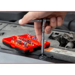 Coffret de 28 embouts de vissage 1/4'' à code couleur TORSIONpower® KS Tools 918.3015