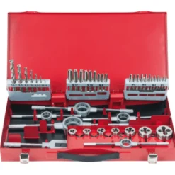 Coffret de jeux de tarauds, filières et forets 44 Pièces KS TOOLS 331.0644