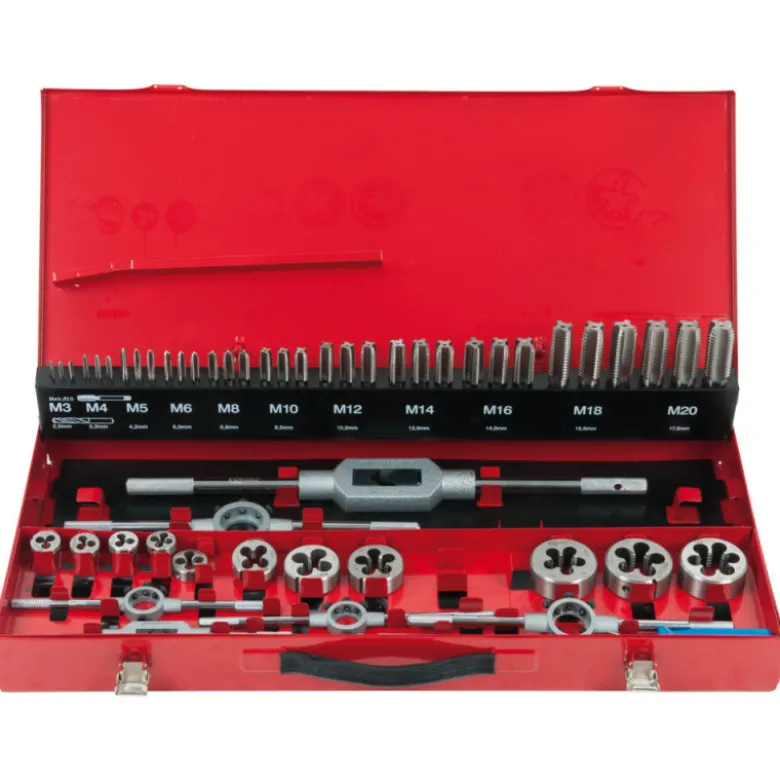 Coffret de jeux de tarauds, filières 54 Pièces KS TOOLS 331.0654