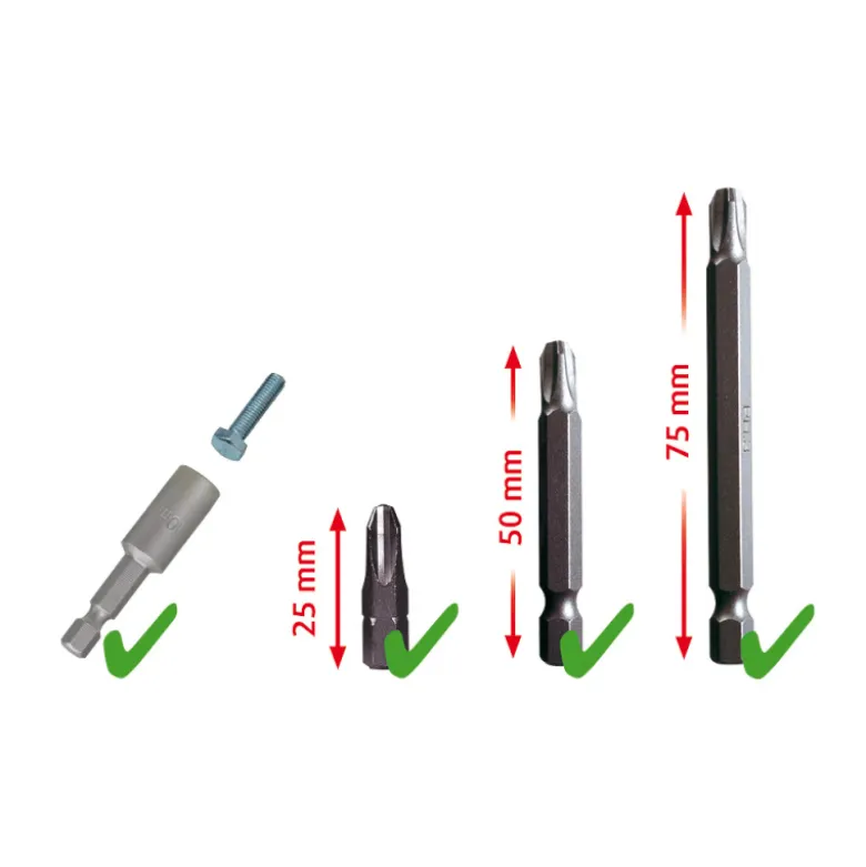 Coffret d’embouts de vissage 208pcs BRILLIANT TOOLS - BT053208