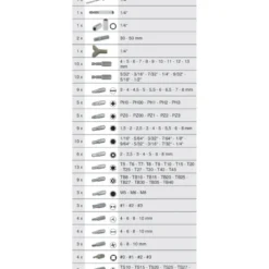 Coffret d'embouts 1/4" 122pcs KS Tools - 911.2085