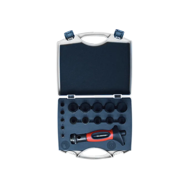 Coffret D'Emporte-Pièces Jumelables 3 À 30Mm Poignée Bi-Matière 16Pcs King Tony - DCJ330