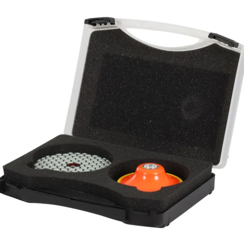 Coffret de 4 pads diamanté à sec, grain 50/100/200/400 - SIDAMO 11130175