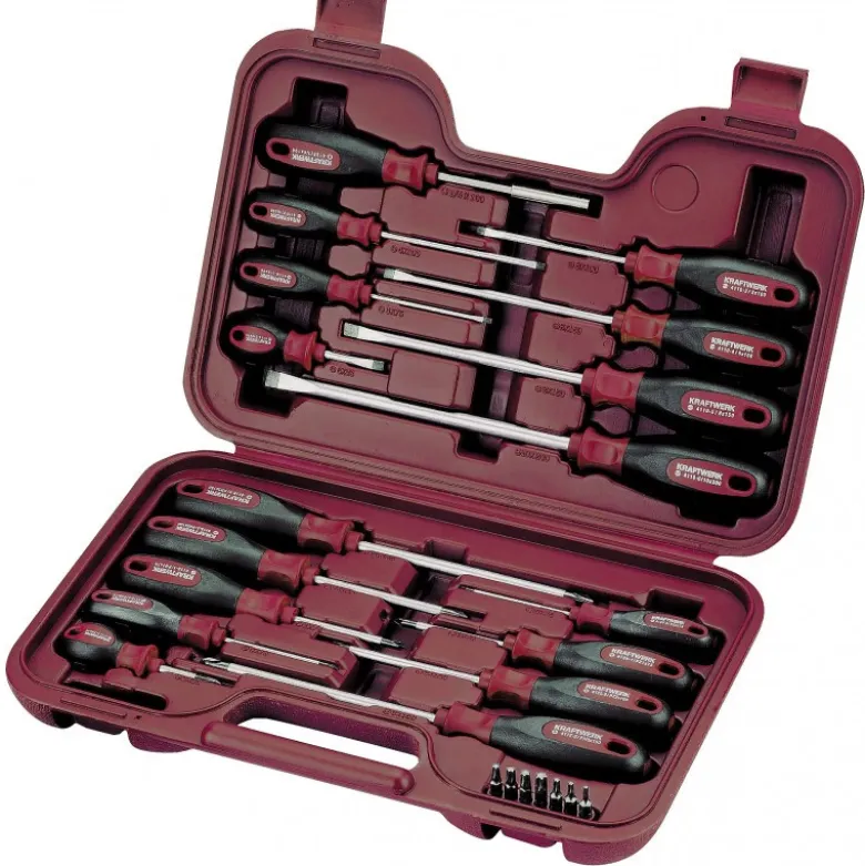 Coffret de 24 Pièces Tournevis et Embouts ergokraft KRAFTWERK 4168