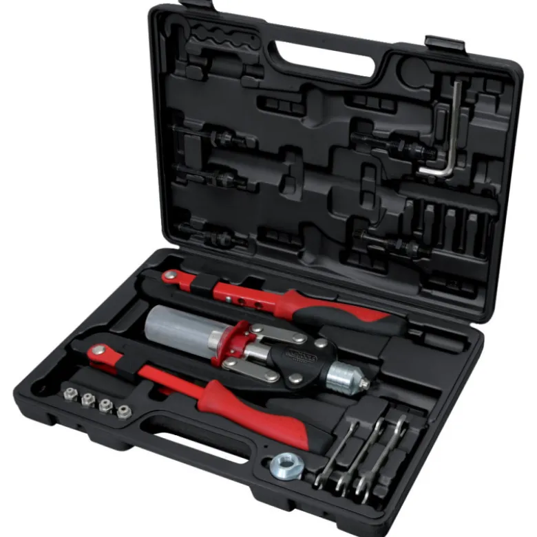 Coffret de pinces à rivets et écrous aveugles (insert) - 2 bras pliants KS TOOLS 150.9630