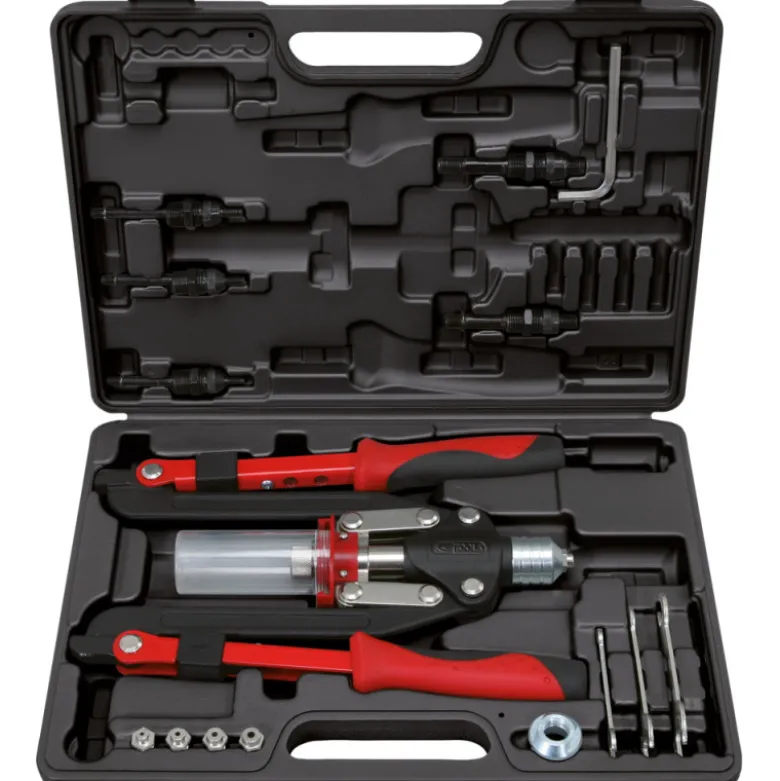 Coffret de pinces à rivets et écrous aveugles (insert) - 2 bras pliants KS TOOLS 150.9630