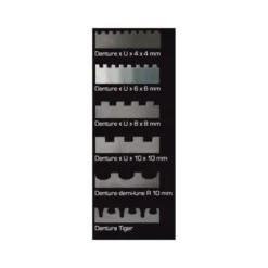 Coffret de platoir avec 6 lames interchangeables INOX SIDAMO 11255043