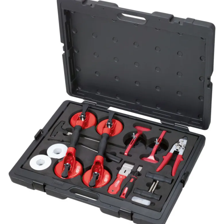 Coffret de réparation de pare brise 13 pièces KS TOOLS 140.1065