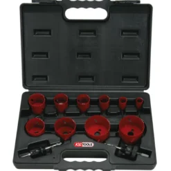 Coffret de 10 scies cloches HSS bi-métal KS TOOLS 129.5545