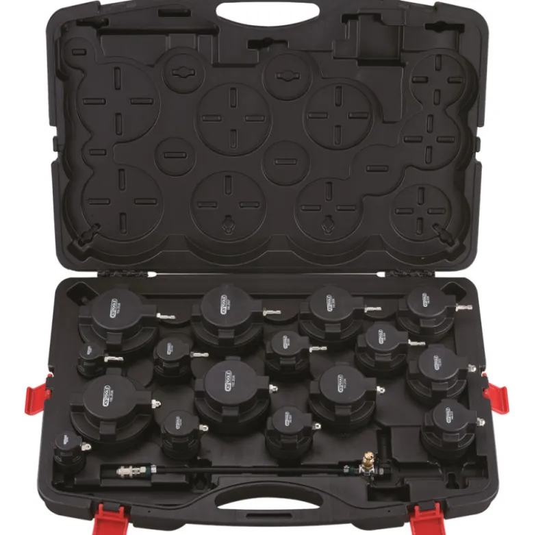 Coffret de test d'étanchéité du système d'air du turbocompresseur 17 pièces KS TOOLS 150.2520