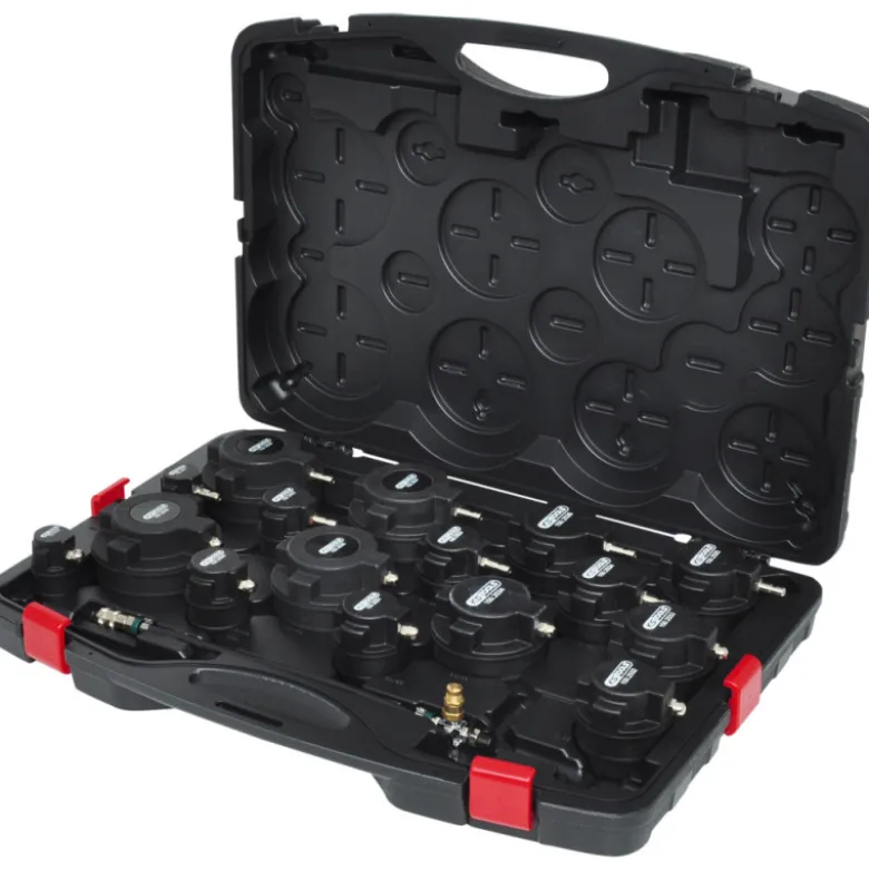 Coffret de test d'étanchéité du système d'air du turbocompresseur 17 pièces KS TOOLS 150.2520