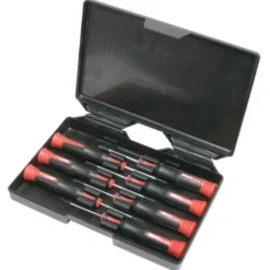Coffret de 7 Tournevis électroniques Fente, Cruciforme KS TOOLS 500.7165