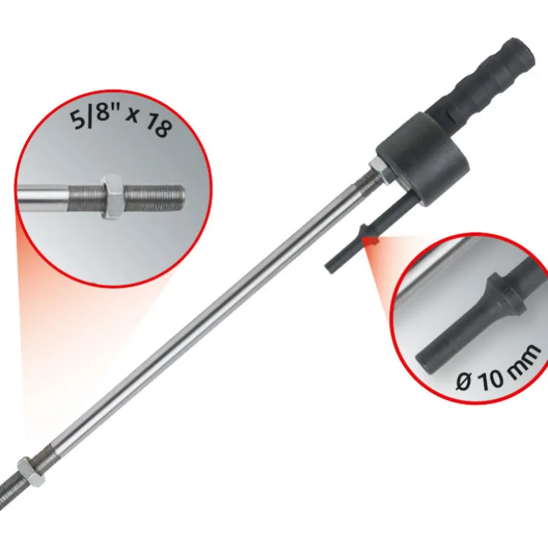 Coffret d'extracteurs d'injecteurs 10 pièces KS TOOLS 152.1450