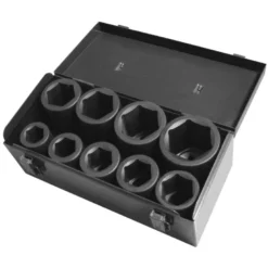Coffret douilles choc 6 pans longues 24-50mm 1" (9 pcs) CLAS OS 3530