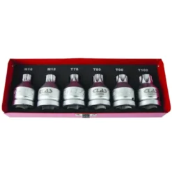 Coffret douilles embouts pl 3/4